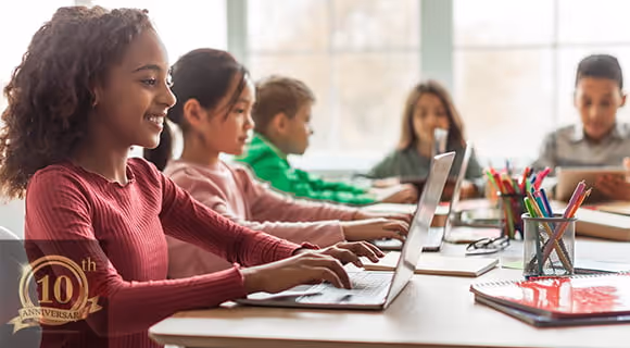 Kids on computers