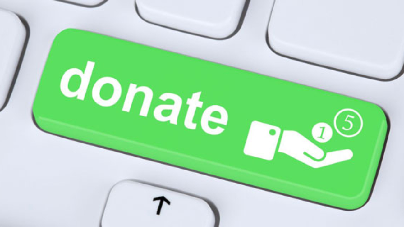 Non profit organizations accept charitable donations