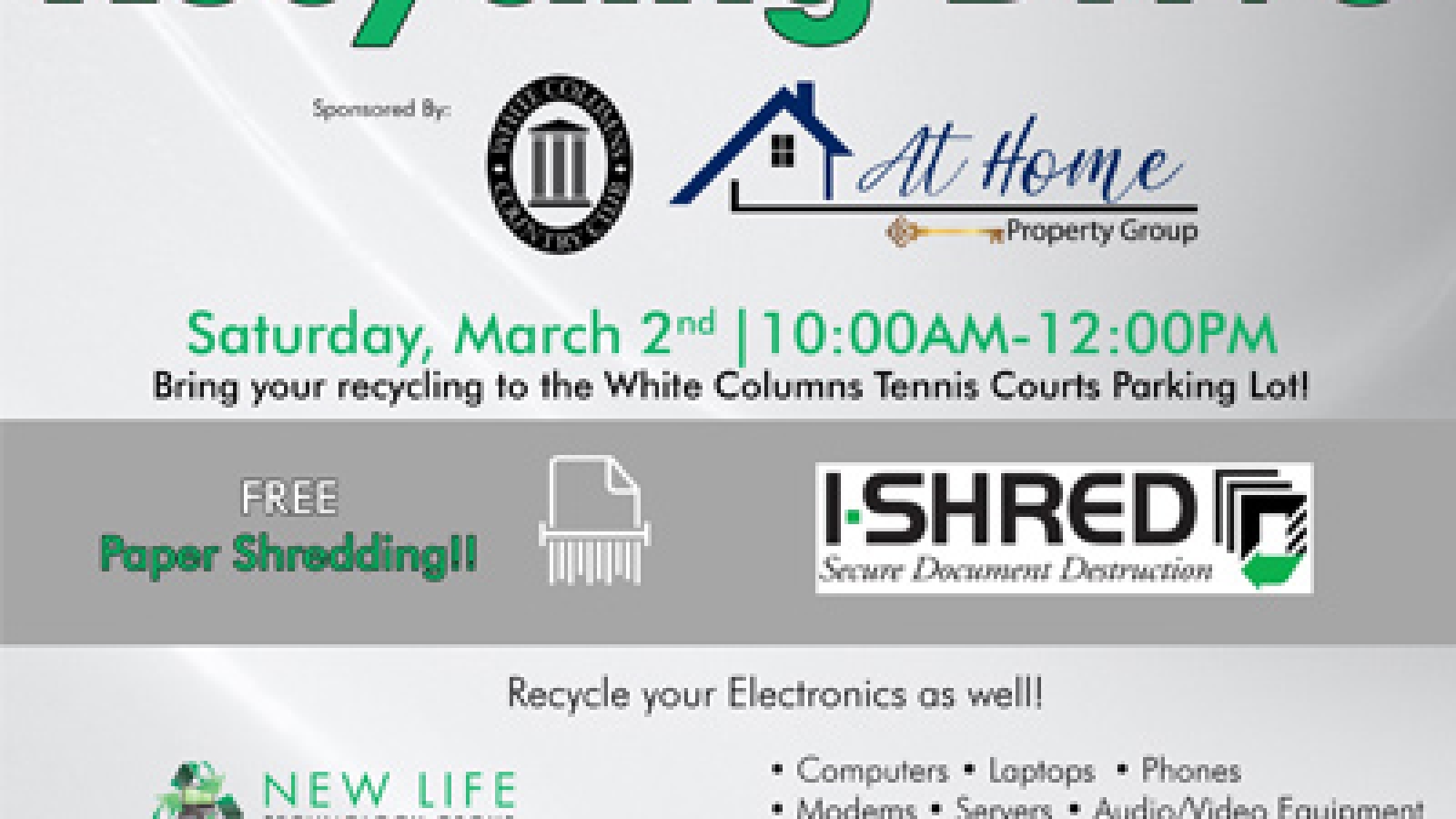 Electronics recycling and donation event at White Columns